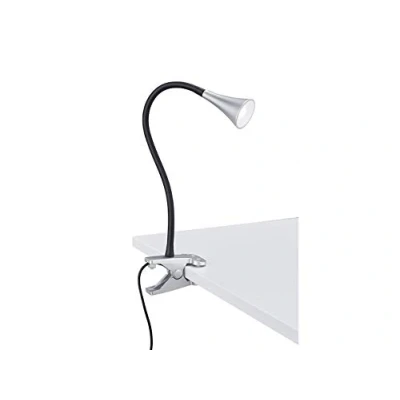 Abbildung von Reality Leuchten LED Klemmleuchte Viper R22398101, Kunststoff schwarz/titanfarben, inkl. 3 Watt