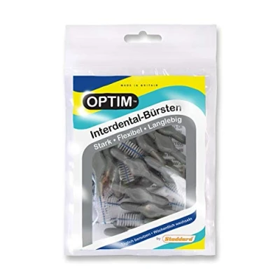 Abbildung von OPTIM Interdentalbürsten 16er Packung, grau 1,3mm Größe 7
