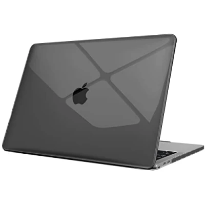 Abbildung von Fintie Hülle Kompatibel mit MacBook Pro 13 (2016 2022) A2338(M2/M1)/A2289/A2251/A2159/A1989/A1706/A1708, Ultradünne Hartschale Schutzhülle, Grau