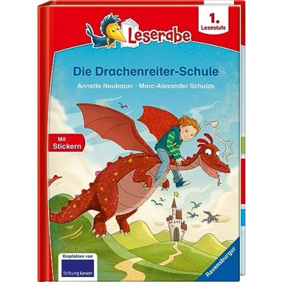 Abbildung von Die Drachenreiter Schule Leserabe ab 1. Klasse Erstlesebuch für Kinder 6 Jahren (Leserabe Lesestufe)