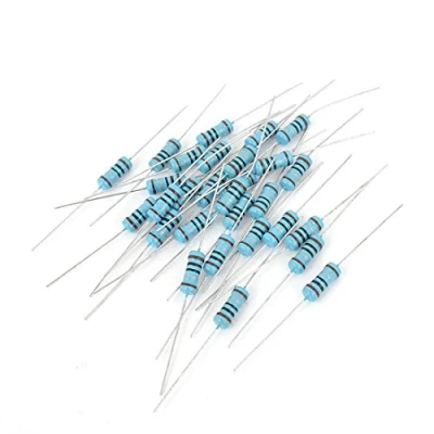 Abbildung von sourcing map 30 Stück 1W 1% 1 Ohm Flammwidriger Axial Metallfilm Widerstand Sortiment de