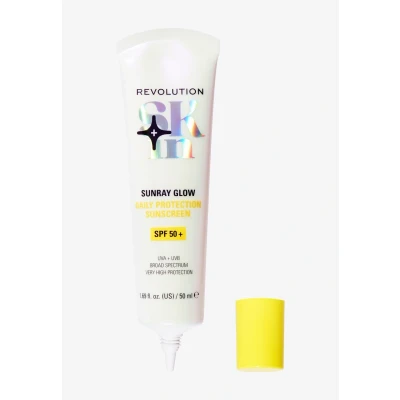 Abbildung von SKIN by Revolution Sunray GLOW Daily Protection Sunscreen SPF 50+ &amp; Vitamin C Sonnenschutz, Größe: 50 ml,