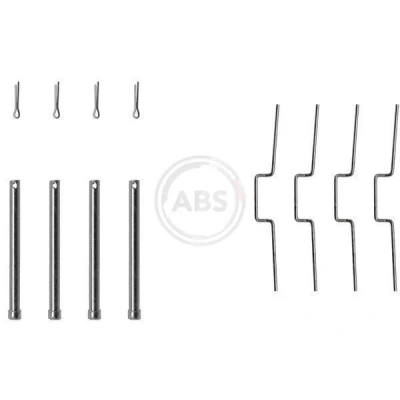 Abbildung von A.B.S. 1176Q Zubehörsatz, Scheibenbremsbelag LAND ROVER: Defender Off Road, Road Convertible, Pickup