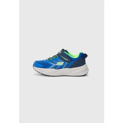 Abbildung von Skechers Microspec Tread Sneaker low blue/silvercoloured/lime für Kinder, Größe: 30, Blue/silver/coloured/lime Schuhe