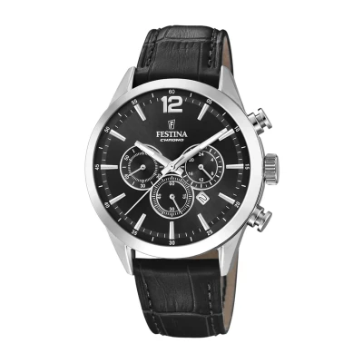 Abbildung von Festina Timeless Chronograph, Herren, Größe: One Size, Black