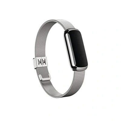 Abbildung von Fitbit Luxe Platinum Stainless Steel Mesh Accessory Band