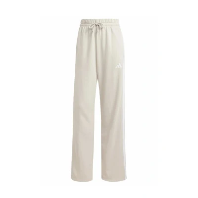 Abbildung von adidas Damen Essentials 3 Stripes Open Hem French Terry Pants, Wonder Alumina/White, L
