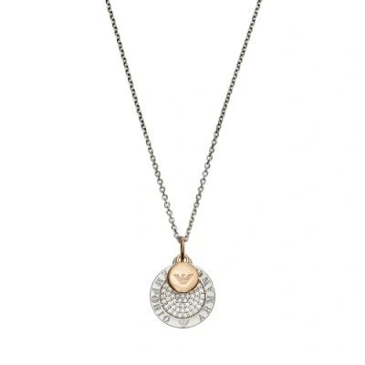Abbildung von Emporio Armani Halskette roségoldcoloured/silvercoloured, Damen, Größe: One Size, Roségold coloured/silver coloured