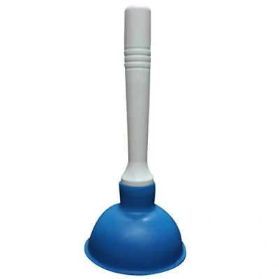 Abbildung von Condello Casa Pömpel Saugglocke Abfluss Kolben Büster WC Stößel Pümpel Sauger Stampfer Bagger Reiniger für Bad Toilette, Küche Waschbecken, Blau