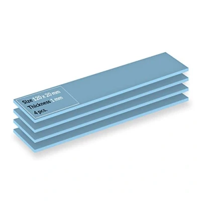 Abbildung von ARCTIC TP 3 Wärmeleitpad: Premium Performance Thermal Pad, 120x20x1,0 mm (stapelbar bis 2,0 ohne Leistungsverlust), 4 Stück Hohe Leistung, sehr weich, Gap Filler, Überbrückung von Unebenheiten