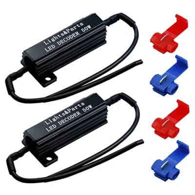 Abbildung von L&amp;P B547 2 Stück H1 H3 HB3 HB4 H7 H8 H11 P21W PY21W CanBus 50Watt 6ohm Lastwiderstand WiderstandLED SMD Lampen ohne Fehlermeldung Blinker Tagfahrlicht TFL Nebelscheinwerfer Rückfahrlicht