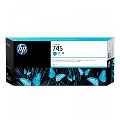 Abbildung von HP 745 (F9K03A) Original Tintenpatrone für DesignJet, Cyan, 300 ml