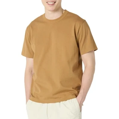 Abbildung von Amazon Essentials Herren T Shirt Aus Schwerer Baumwolle Mit Lockerer Passform, Dunkelbronze, XL