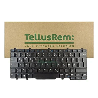 Abbildung von TellusRem ersatztastatur Deutsche Nicht Hintergrundbeleuchtung für Dell Latitude E5450, E7450, E7470