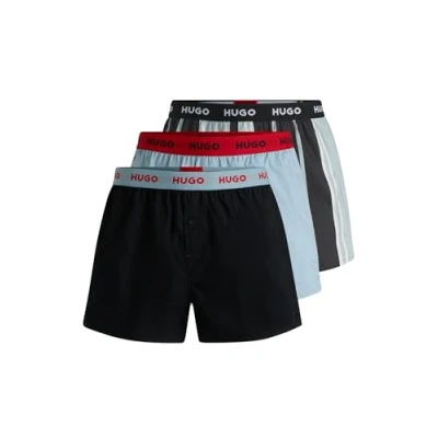 Abbildung von HUGO Triplet 3 PACK Boxershorts, Herren, Größe: Large, Open miscellaneous