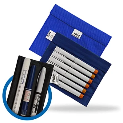 Abbildung von FRIO Expedition Diabetiker Insulin Kühltasche 15 x 21 cm Für bis zu 5 8 Pens mit Nylon Innentasche Kühlt kaltem Wasser Wiederverwendbar