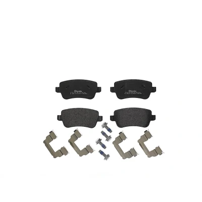 Abbildung von BREMBO P 23 102 Bremsbelagsatz exkl. Verschleißwarnkontakt mit Bremssattelschrauben ohne Zubehör FIAT: Croma II Estate
