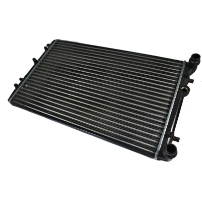 Abbildung von THERMOTEC D7S002TT Kühler, Motorkühlung Aluminium, Kunststoff 399 629 23 Schaltgetriebe Kühlrippen mechanisch gefügt SKODA: Fabia 1 Combi, Roomster