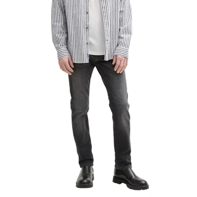 Abbildung von TOM Tailor JOSH SLIM Jeans Straight Leg, Herren, Größe: 38x30, Used dark stone black denim