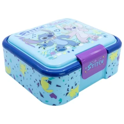 Abbildung von Robuesta Multi Lunchbox für Kinder mit 3 Fächern von Stitch