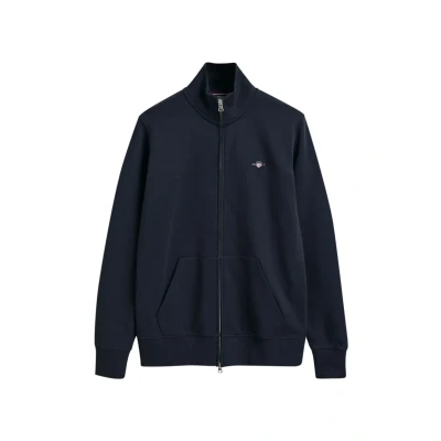 Abbildung von GANT REG Shield Sweatjacke, Herren, Größe: XXL, Evening blue