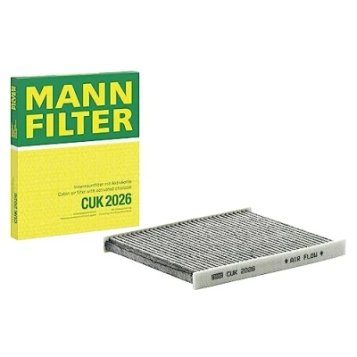 Abbildung von MANN FILTER CUK 2026 Innenraumfilter Pollenfilter mit Aktivkohle Für PKW