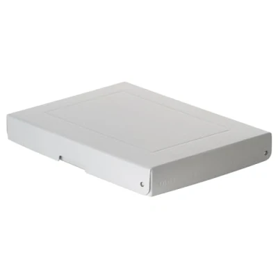 Abbildung von Original Falken PureBox Pro. Made in Germany. 40 mm hoch DIN A4 ISO 9706 16245 A. Säurefreie uns alterungsbeständige Aufbewahrungsbox mit Deckel geeignet für Archivierung Archivbox