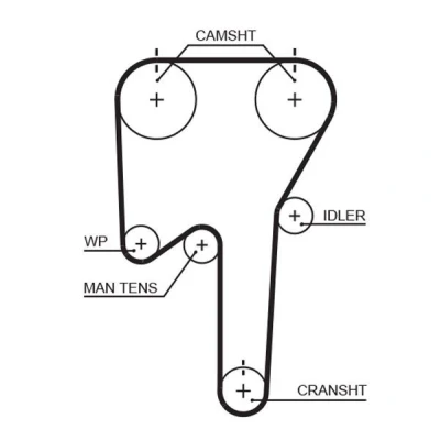 Abbildung von GATES FleetRunner Micro V Stretch Fit 5553XS Zahnriemen 146 1391 28 Glasfaser, HNBR (Hydrierter Acryl Nitril Butadien Kautschuk)