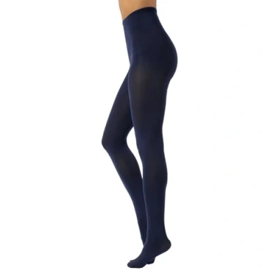 Abbildung von CALZITALY Blickdichte Weiche Strumpfhosen aus Mikrofaser Bunte Strumpfhose Damen S, M, L, XL, XXL, 3XL 4XL 80 DEN Made in Italy (L, Navy)