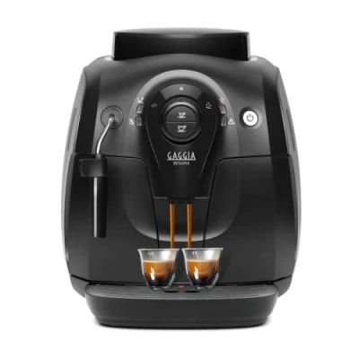 Abbildung von Gaggia Besana, Kaffeevollautomat für Espresso und Cappuccino, Kaffeebohnen, RI8081, 1400 W, Schwarz, 100 % Made in Italy