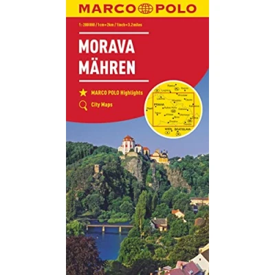 Abbildung von MARCO POLO Regionalkarte Mähren 1:200.000: Highlights, City Maps