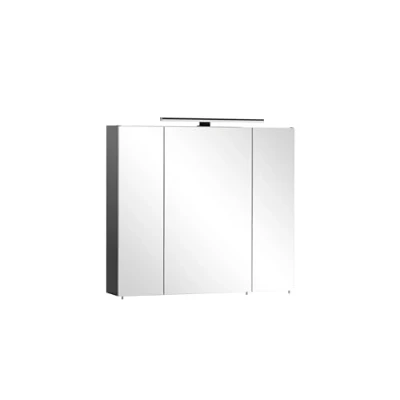 Abbildung von Schildmeyer Badezimmerspiegelschrank »Malte Breite 80,0 cm«, mit LED Leuchte und Schalterbox, Scharniere Softclose Funktion