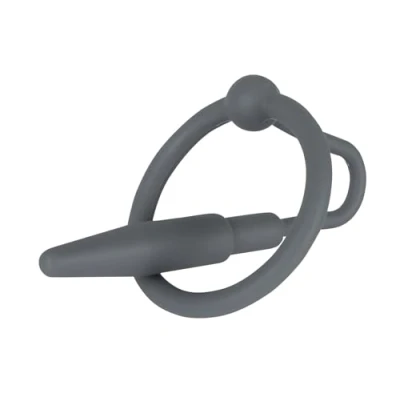 Abbildung von „Penisplug With Glans Ring“ mit Eichelring, komplett aus Silikon