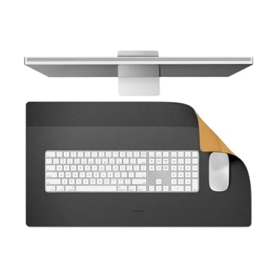 Abbildung von Native Union Schreibtischunterlage wasserdichte doppelseitige für Büro oder Zuhause Laptop, Maus, Tastatur, Schreiben 25,6 x 14,1 Zoll