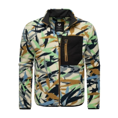Abbildung von Ragwear Collsy Fleecejacke, Herren, Größe: Medium, Brown sugar