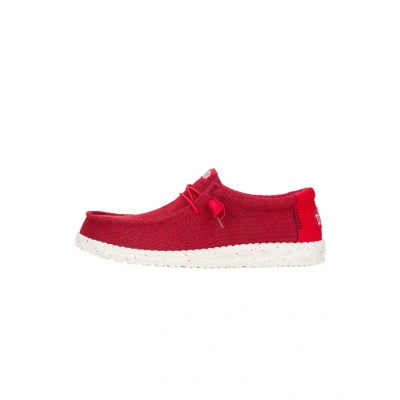 Abbildung von Heydude Wally Stretch SOX Bootsschuh, Herren, Größe: 44, Red Schuhe
