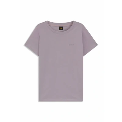 Abbildung von BOSS Esogo Tshirt basic, Damen, Größe: Small, Light purple four