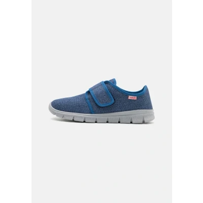 Abbildung von Superfit Bobby Unisex Hausschuh für Kinder, Größe: 35, Blau/mehrfarbig Schuhe