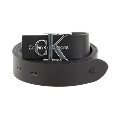 Abbildung von Calvin Klein Jeans Monogram Hardware Gürtel, Damen, Größe: 75, Black