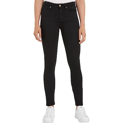 Abbildung von Tommy Hilfiger Damen, Skinny Jeans, Masters Black, 27W / 32L