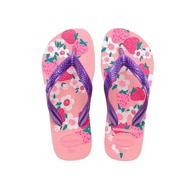 Abbildung von Havaianas Unisex Kinder Flores Flip Flops, Rosa Macaron, 23/24 EU