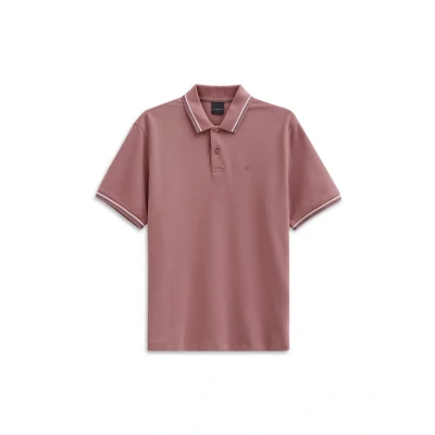 Abbildung von bugatti Kurzarm Essential Poloshirt, Herren, Größe: 4XL, Rose