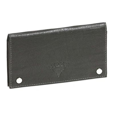 Abbildung von BIKER Tabaktasche Tabakbeutel Drehertasche echt Leder, schwarz LEAS Edition