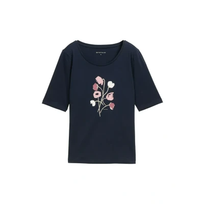 Abbildung von TOM TAILOR Damen 1047062 T Shirt, 11019 Lunar Eclipse, L