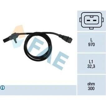 Abbildung von Drehzahlsensor, Motormanagement FAE 79122