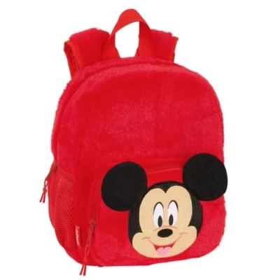 Abbildung von Safta Mickey Mouse Kindergartenrucksack, anpassbar an den Wagen, einfache Reinigung, ideal für Kinder verschiedener Altersgruppen, bequem und vielseitig, Qualität Widerstandsfähigkeit, 22 x 10