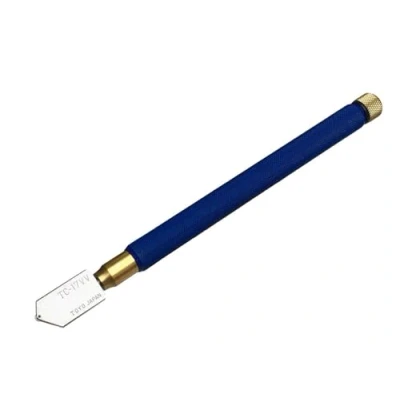 Abbildung von TOYO Öl Glasschneider, Schneidewinkel 138 , Messing Griff TC 17 B