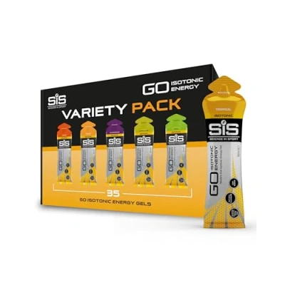 Abbildung von Science in Sport GO Isotonic Energy Gel 35 x 60ml Gemischt Vegan, isotonische Formulierung mit 22g Kohlenhydraten, Guter Energielieferant, Optimale Alternative für Getränke