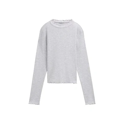 Abbildung von TOM Tailor Langarmshirt für Kinder, Größe: 128, Light stone grey melange