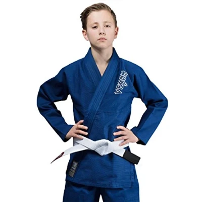 Abbildung von Venum, Contender Kinder BJJ Kampfanzug (Free Weiß belt included), Unisex Kinder, C2, Schwarz